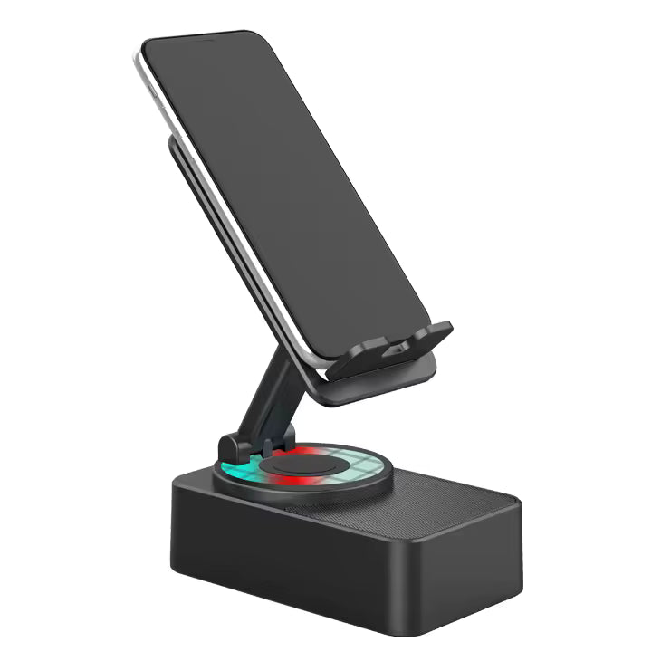 Support de téléphone portable 3en1 multifonctionnel avec haut-parleur Bluetooth, Power Bank