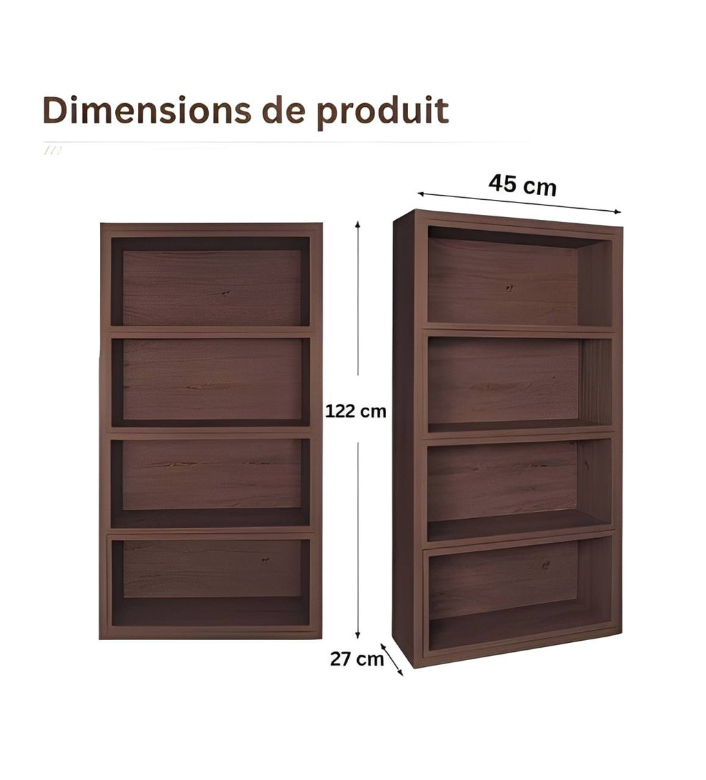 مكتبة عصرية مودرن بتصميم أنيق متعدد الاستخدامات