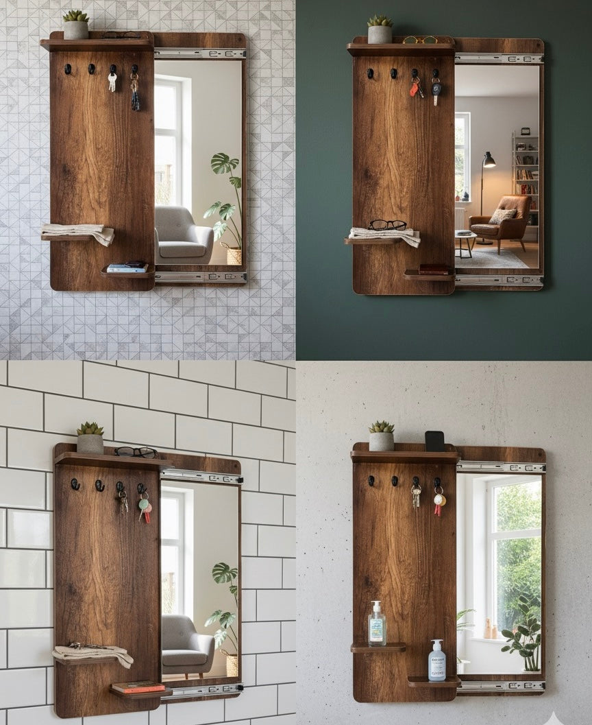 Miroir modern multifonctionnel - مرآة حائط عصرية